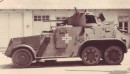 Captured armoured vehicles