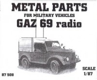 GAZ 69 Radio Car (Metal Parts)